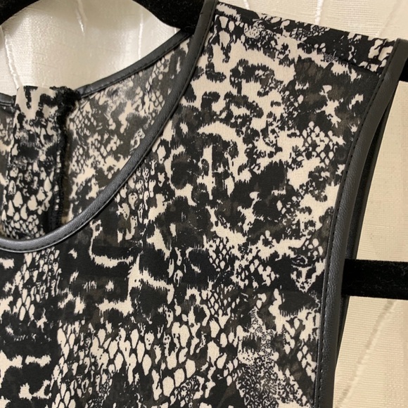 NWT H&M Ruched Animal Print Mini Cocktail Dress - Picture 10 of 10